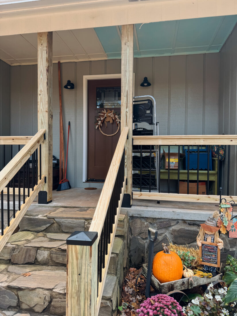 Front Porch Railing Refresh — Handy Human project