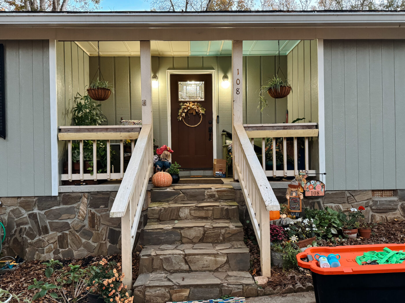 Front Porch Railing Refresh — Handy Human project