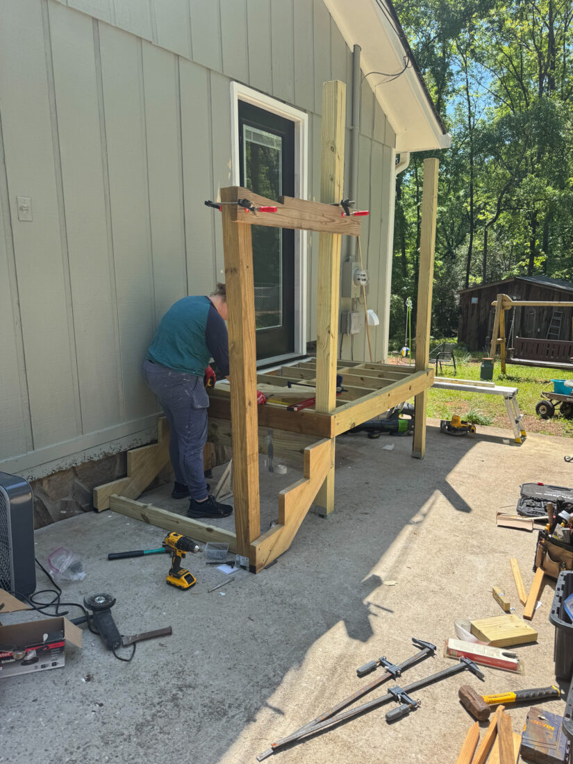Small Deck Build — Handy Human project